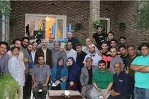 بازدید مدیر شبکه نسیم از پشت صحنه سریال 