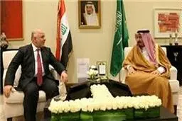 حیدر العبادی با ملک سلمان دیدار کرد
