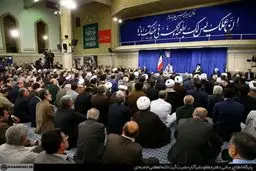 مسئولان نظام با رهبر معظم انقلاب دیدار کردند + تصاویر