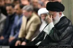 مراسم سوگواری حضرت امیرالمؤمنین (ع) با حضور رهبر معظم انقلاب برگزار شد + تصاویر