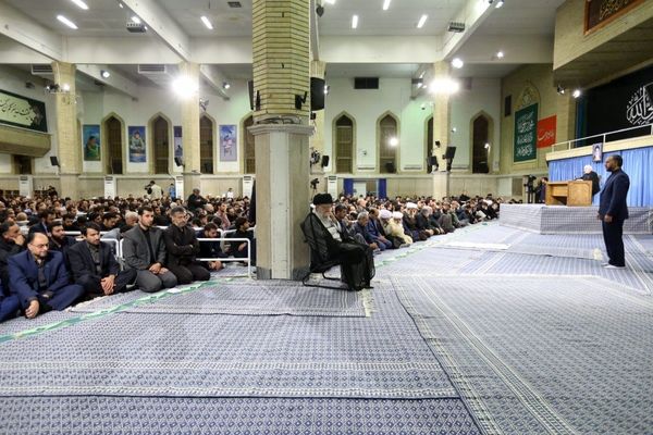 دومین روز مراسم سوگواری حضرت امیرالمؤمنین (ع) با حضور رهبر انقلاب برگزار شد + عکس