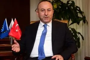 وزیر خارجه ترکیه برای دیدار با ملک سلمان وارد ریاض شد