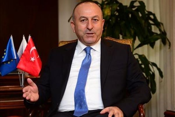 وزیر خارجه ترکیه برای دیدار با ملک سلمان وارد ریاض شد