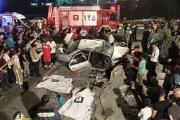 تصادف مرگبار شب گذشته در بزرگراه بابایی