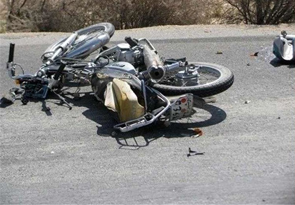 تصادف مرگبار پژو ۲۰۶ با موتور سیکلت/ راکب ۳۵ ساله جان باخت