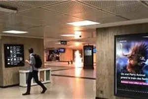 تیراندازی و انفجار کوچک در متروی بروکسل/ پلیس از عملیات انتحاری جلوگیری کرد + فیلم