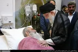 عیادت رهبر معظم انقلاب از آیت‌الله مظاهری + تصاویر