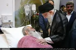 عیادت رهبر معظم انقلاب از آیت‌الله مظاهری + تصاویر