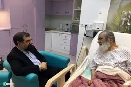 محسن رضایی از آیت‌الله مظاهری عیادت کرد