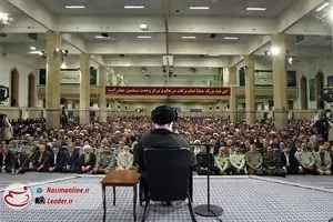 دیدار مسئولان نظام و سفرای کشورهای اسلامی با رهبر معظم انقلاب