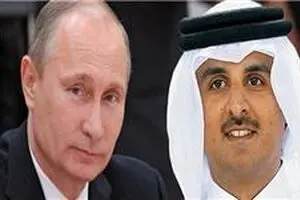 پوتین و امیر قطر تلفنی گفتگو کردند