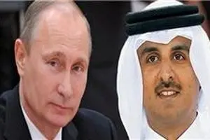 پوتین و امیر قطر تلفنی گفتگو کردند
