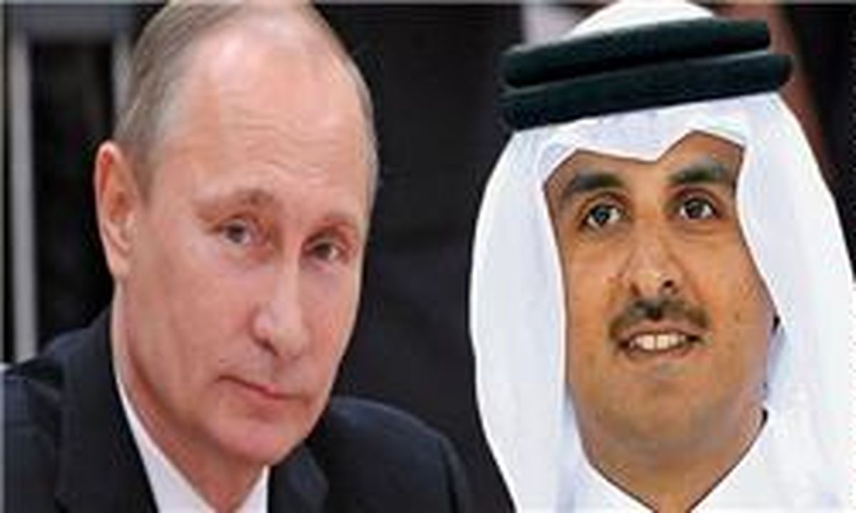 پوتین و امیر قطر تلفنی گفتگو کردند