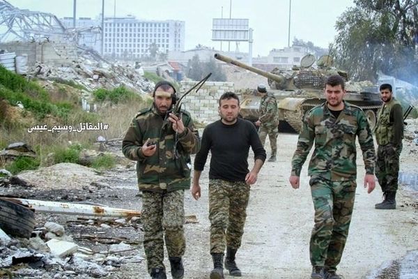 کنترل کامل ارتش سوریه بر شهر 
