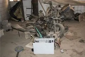 کشف بمب‌های گازی در کارگاه‌های داعش در موصل + تصاویر