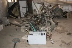 کشف بمب‌های گازی در کارگاه‌های داعش در موصل + تصاویر