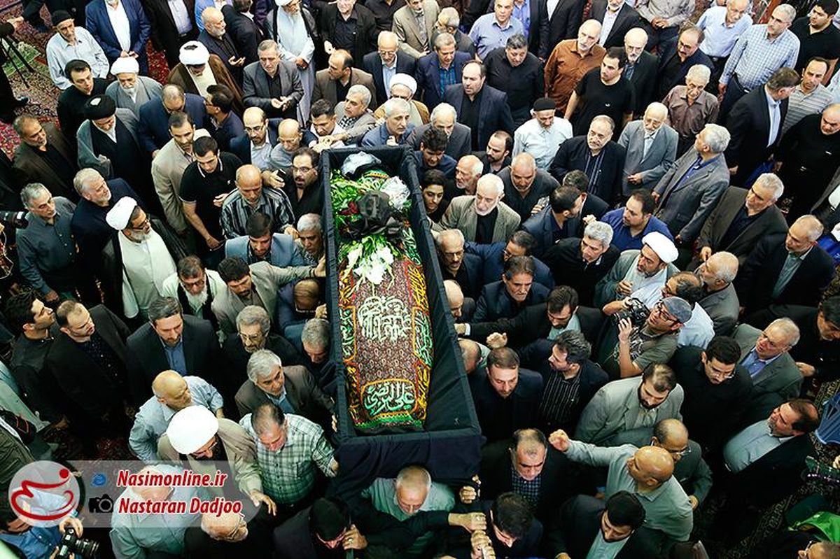 مراسم تشییع پیکر مرحوم سیدرضا نیری در حسینیه سوهانک