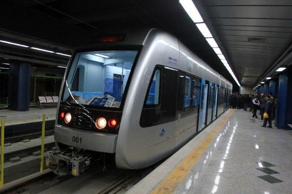 افزایش سرویس دهی در خط ۷ مترو تهران
