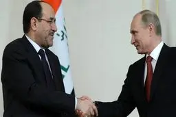 رایزنی پوتین و مالکی درباره همکاری‌های نظامی