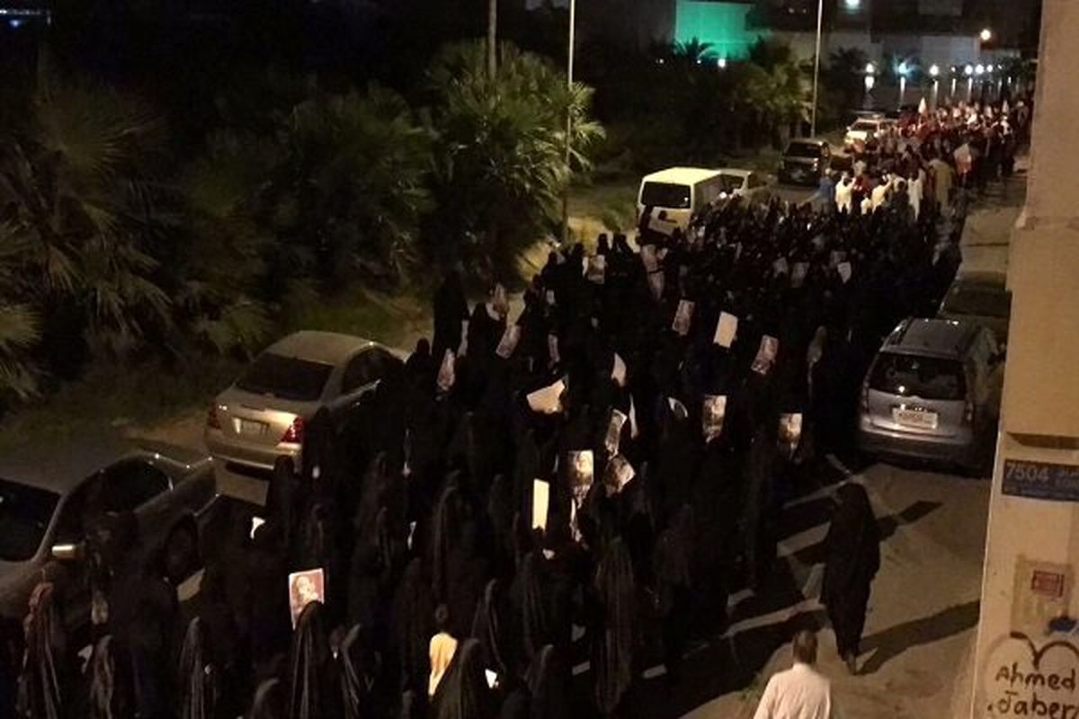 تظاهرات مردم بحرین به مناسبت روز بزرگداشت زندانیان سیاسی + تصاویر