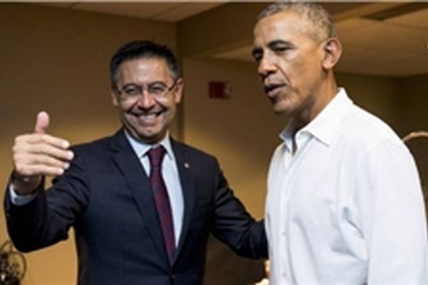 دیدار مدیرعامل بارسلونا با اوباما