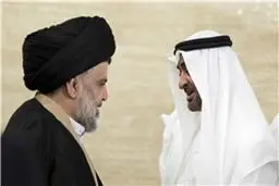 دیدار مقتدی صدر با ولیعهد ابوظبی