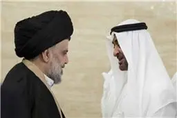 دیدار مقتدی صدر با ولیعهد ابوظبی