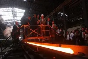 افت تولید شدید در فولاد هرمزگان!