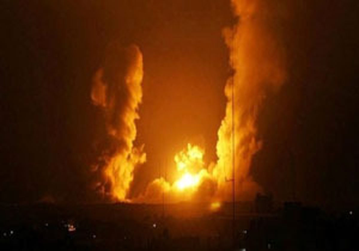 وقوع چند انفجار در شمال نوار غزه