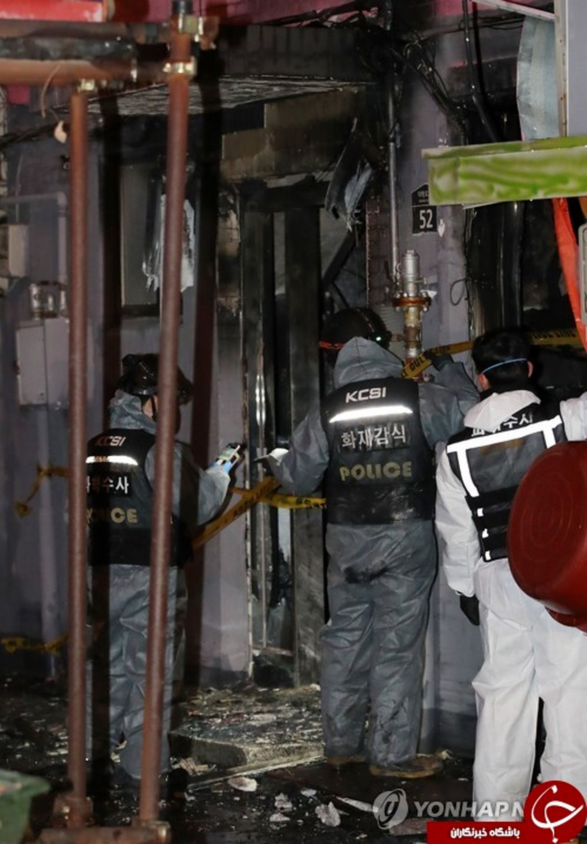 کشته شدن ۵ نفر در پی ایجاد آتش‌سوزی عمدی در متلی در سئول+ عکس