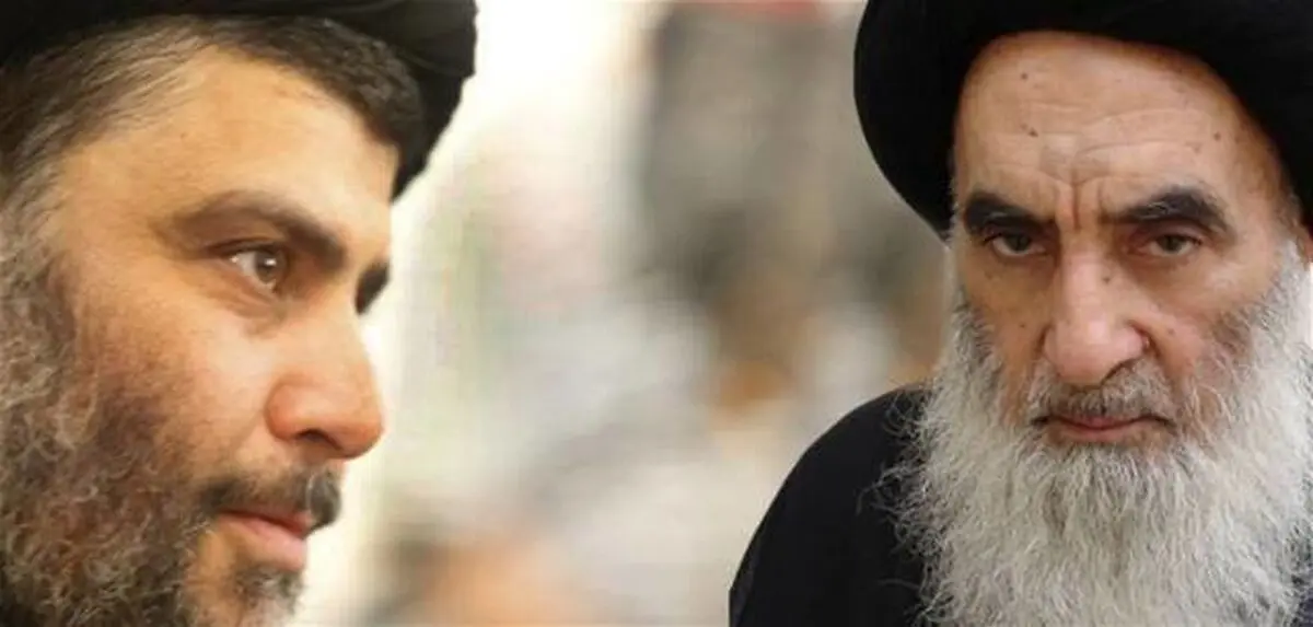 دیدار مقتدی صدر با آیت الله سید علی سیستانی