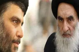 دیدار مقتدی صدر با آیت الله سید علی سیستانی