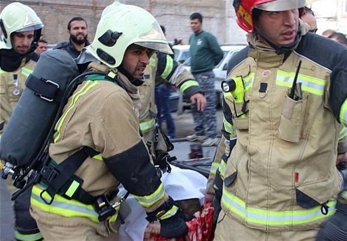سوختگی دختر و پسر جوان بر اثر انفجار مواد محترقه در خیابان اردستانی