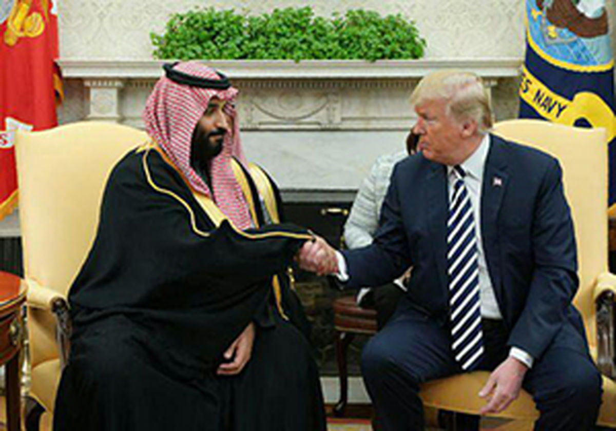 دیدار ترامپ و بن سلمان در کاخ سفید/ رئیس‌جمهور آمریکا: روابط بسیار خوب و گسترده‌ای با عربستان سعودی داریم