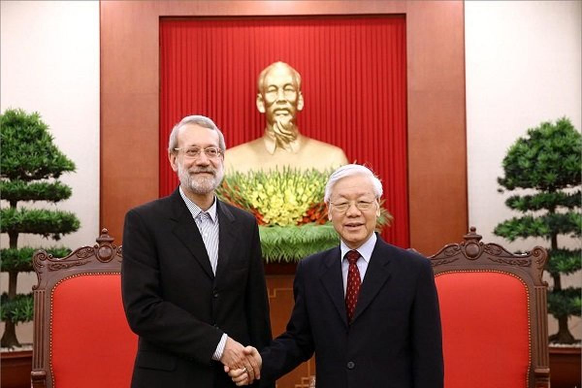 لاریجانی با دبیرکل حزب کمونیست ویتنام دیدار کرد