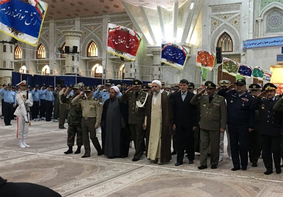تجدید میثاق فرماندهان و کارکنان ارتش با آرمان‌های امام(ره) + تصاویر