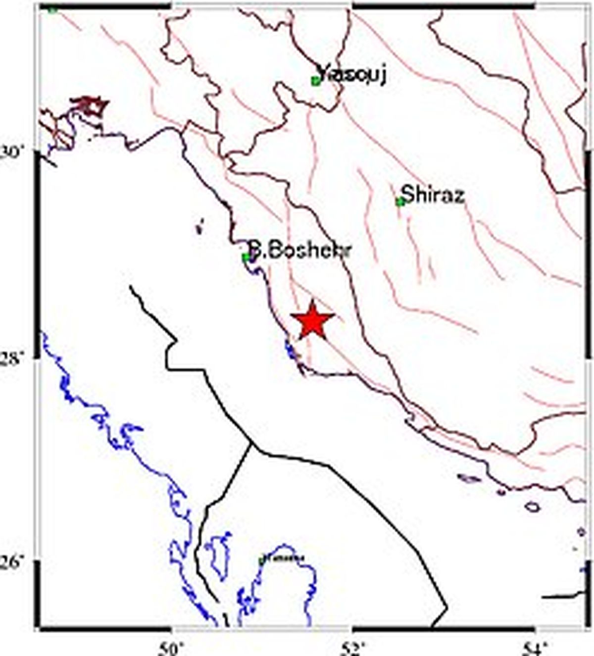 زمین‌لرزه ۵.۹ ریشتری "کاکی" در بوشهر را لرزاند