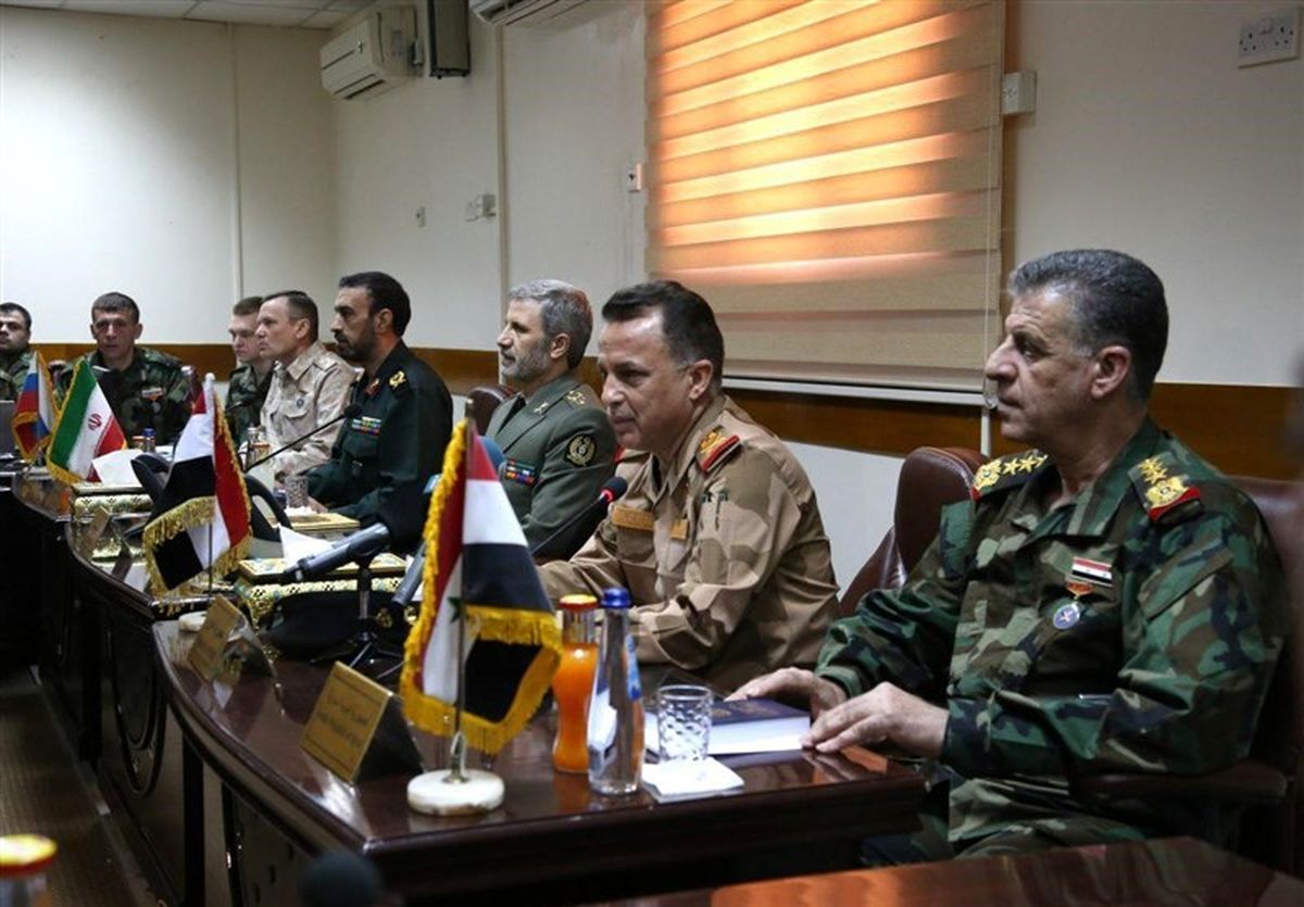 تکرار/کمیته اطلاعاتی چهارجانبه ایران، عراق، روسیه و سوریه برگزار شد