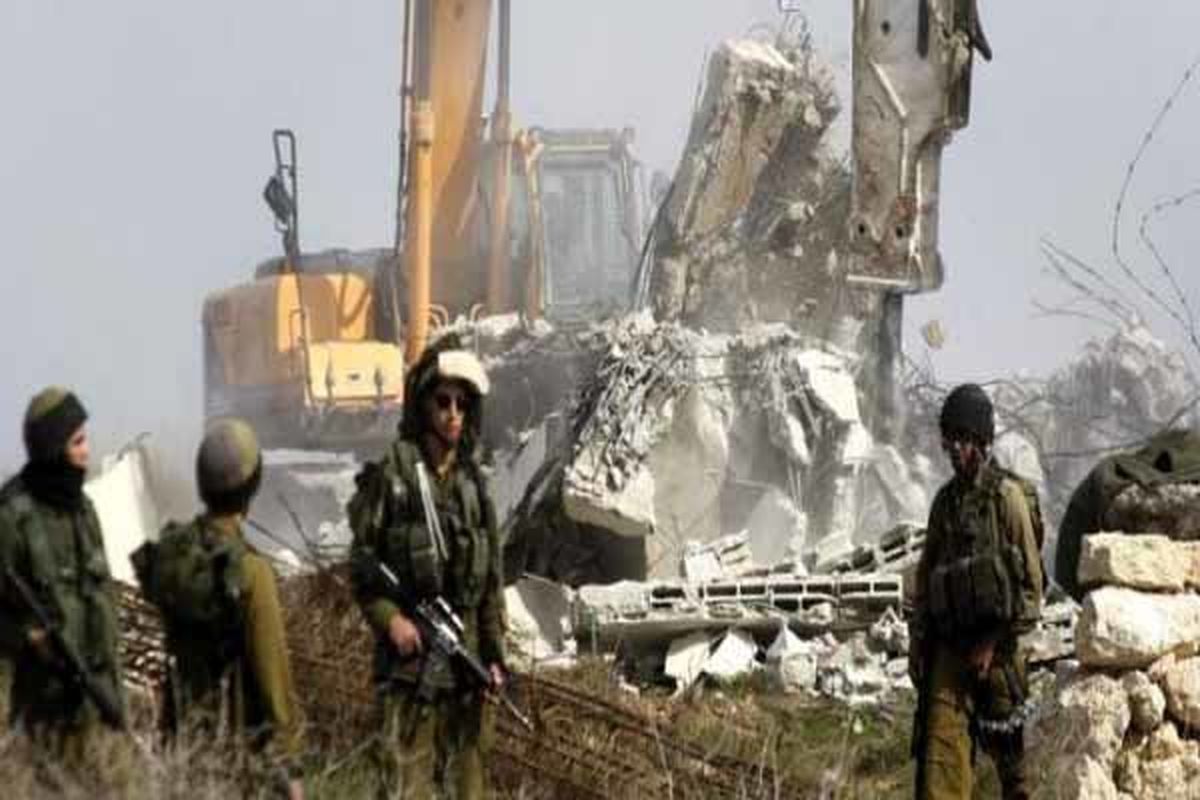نظامیان رژیم صهیونیستی منزل اسیر فلسطینی را تخریب کردند