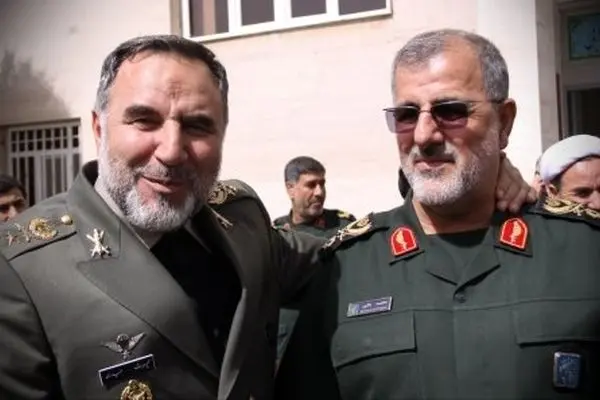 دیدار فرمانده نیروی زمینی ارتش با سردار پاکپور و تأکید بر وحدت و همکاری نیروهای مسلح