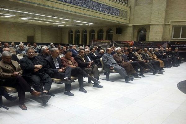 مراسم ترحیم والده «مرتضی مبلغ» در مسجد نور تهران برگزار شد