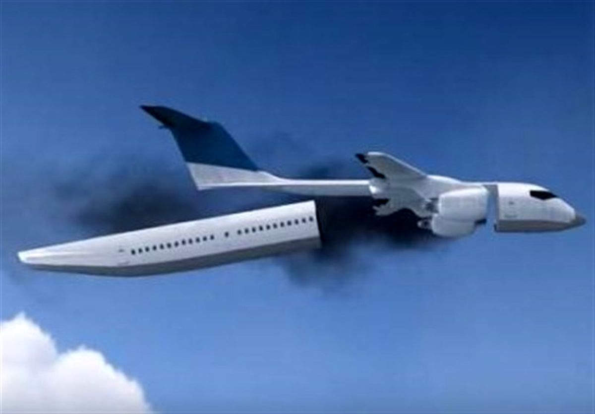 ایده‌ای برای نجات جان مسافران در زمان سقوط "هواپیما" + ویدئو