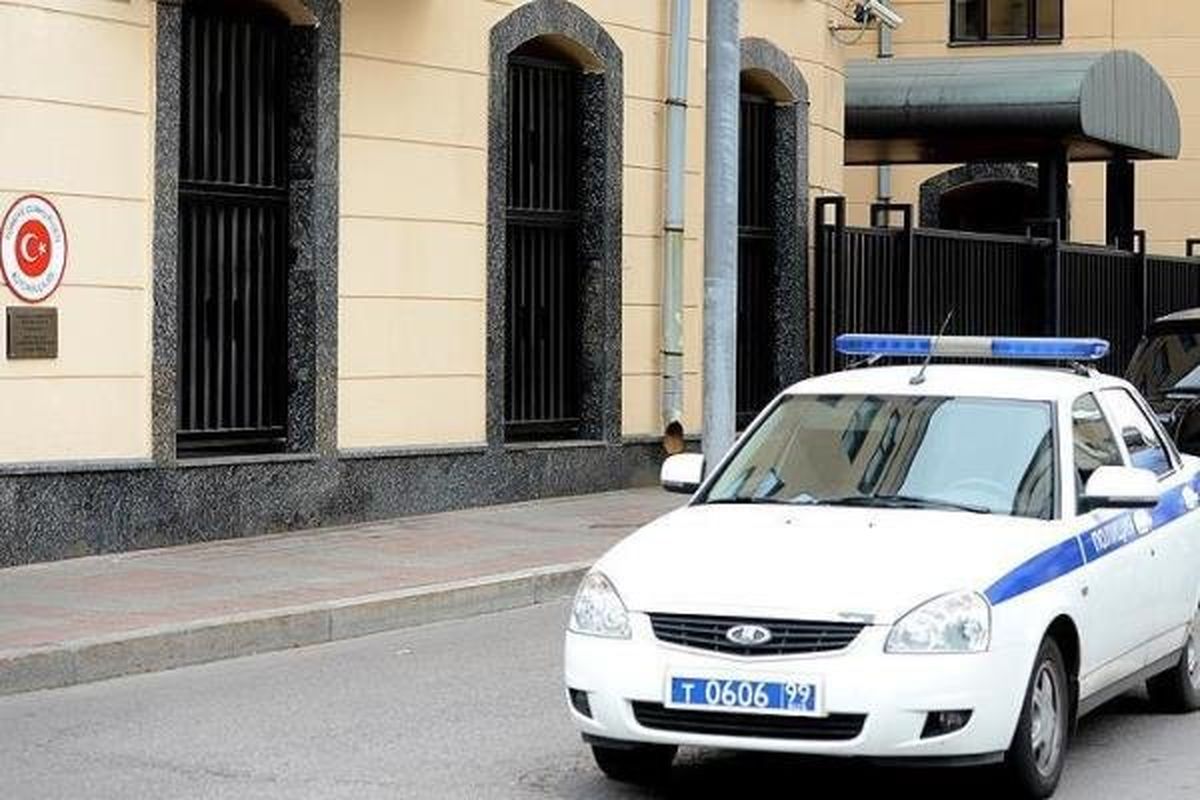 سفارت ترکیه در مسکو پاکتی حاوی یک ماده مشکوک دریافت کرد