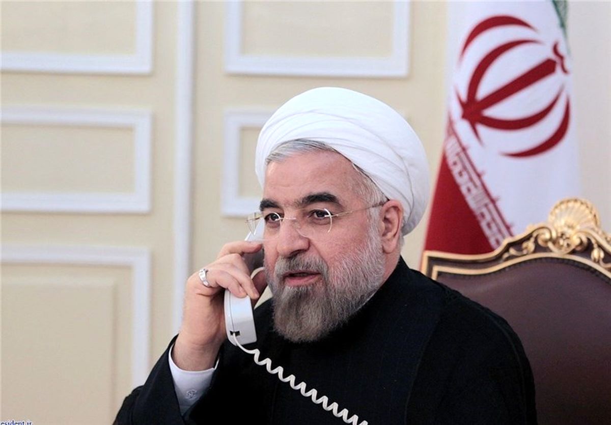 روحانی در تماس تلفنی با اشتری: دولت از"حافظان امنیت" پشتیبانی می‌کند