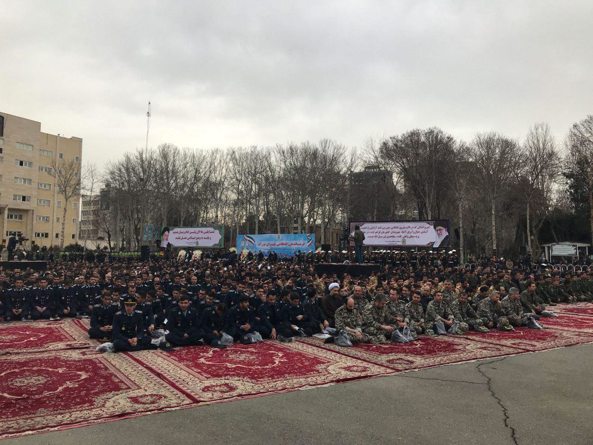 برگزاری مراسم تشییع پیکر ۳ شهید ناجا حمله دراویش داعشی