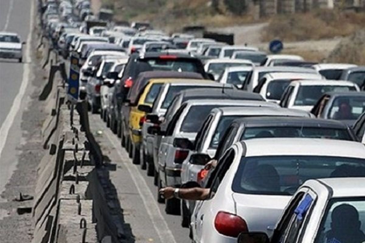 ترافیک سنگین در آزادراه قزوین-کرج-تهران