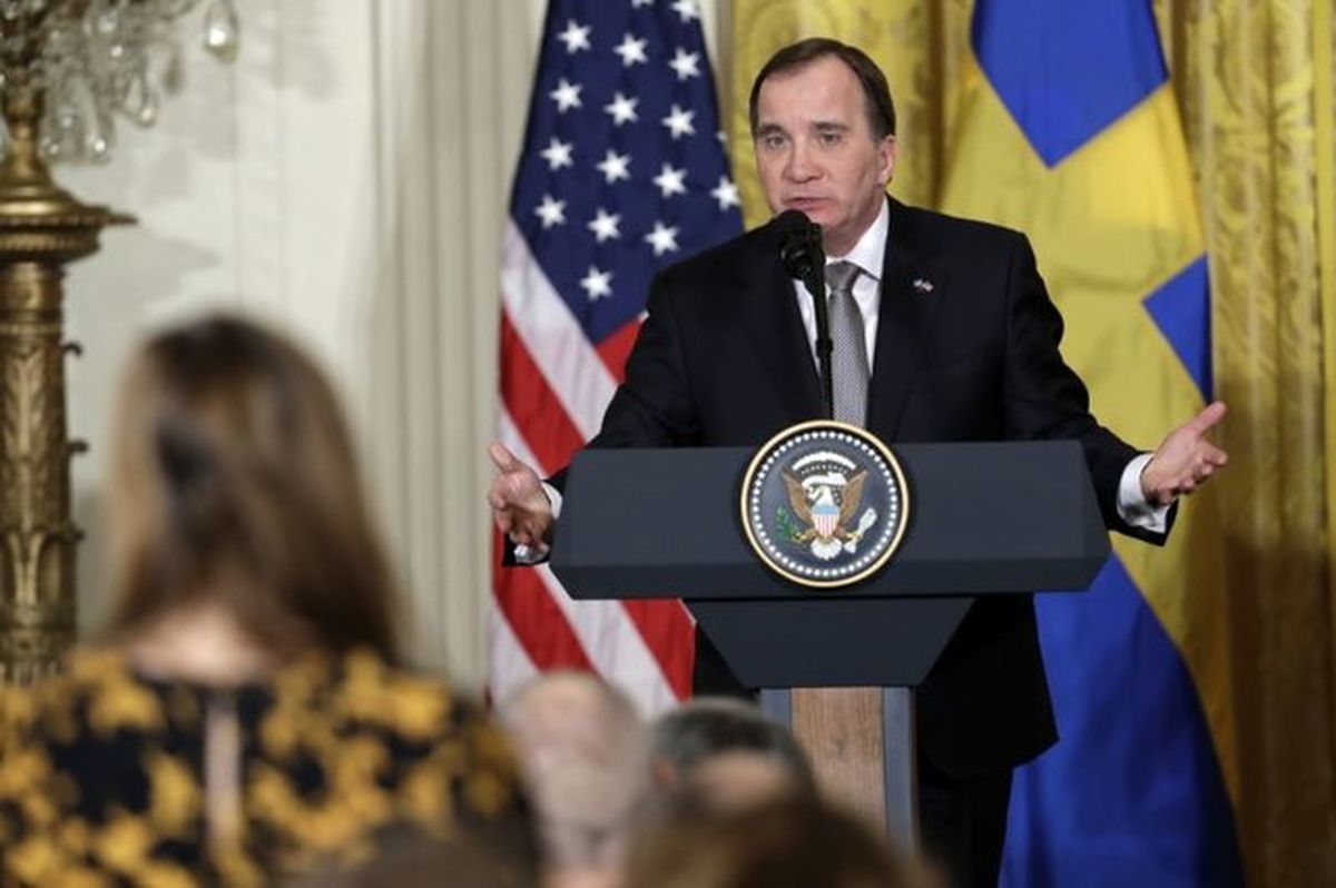 جدال لفظی ترامپ با نخست وزیر سوئد بر سر تجارت