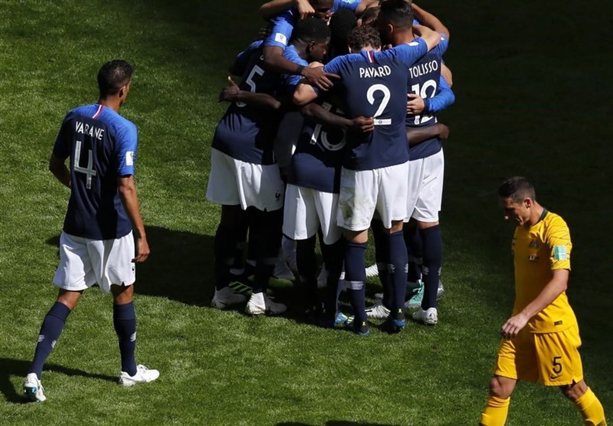 جام جهانی ۲۰۱۸| فرانسه به کمک تکنولوژی استرالیا را شکست داد
