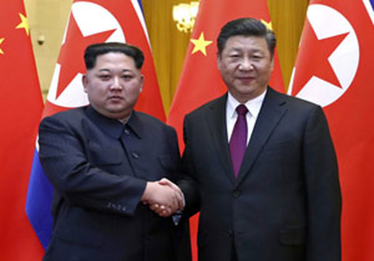 دیدار رئیس‌جمهور چین و رهبر کره شمالی در پکن
