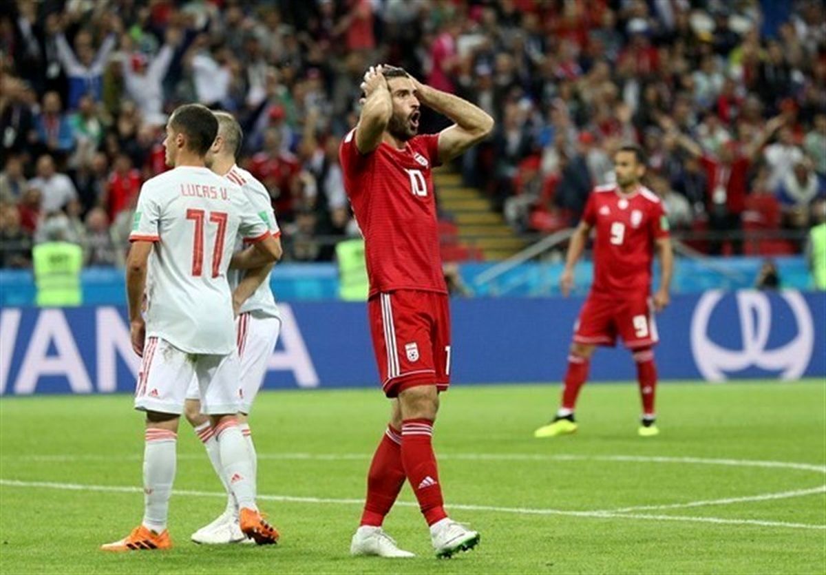 جام جهانی ۲۰۱۸| انصاری‌فرد: می‌رویم که با پیروزی مقابل پرتغال صعود کنیم/ اسپانیا موقعیت صد درصدی نداشت